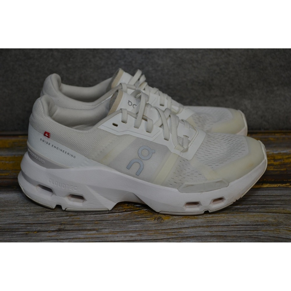On Cloudpulse Shoes Womens 7.5 White Mesh Running Athletic CloudTec Sneakers